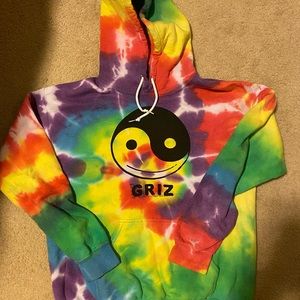 Griz tie dye hoodie